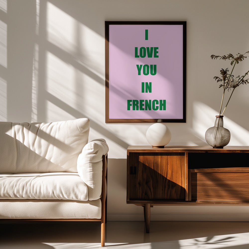 Frenchlovegreen Ratioiso Poster