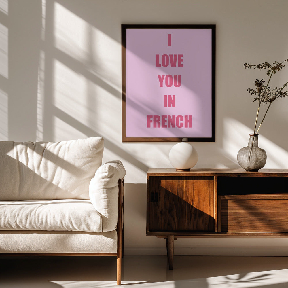 Frenchlovepink Ratioiso Poster