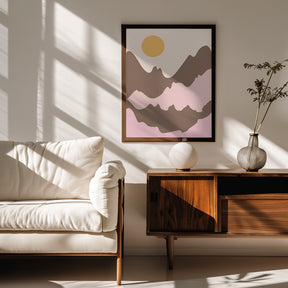 Abstractsunset Ratioiso Poster