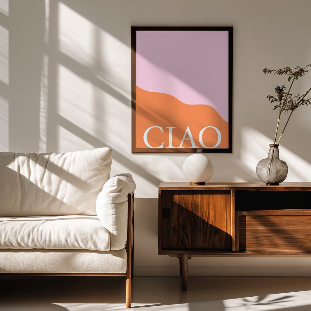 Ciaopinkorange Ratioiso Poster