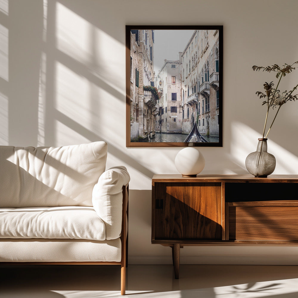 Venice Gondols and Houses