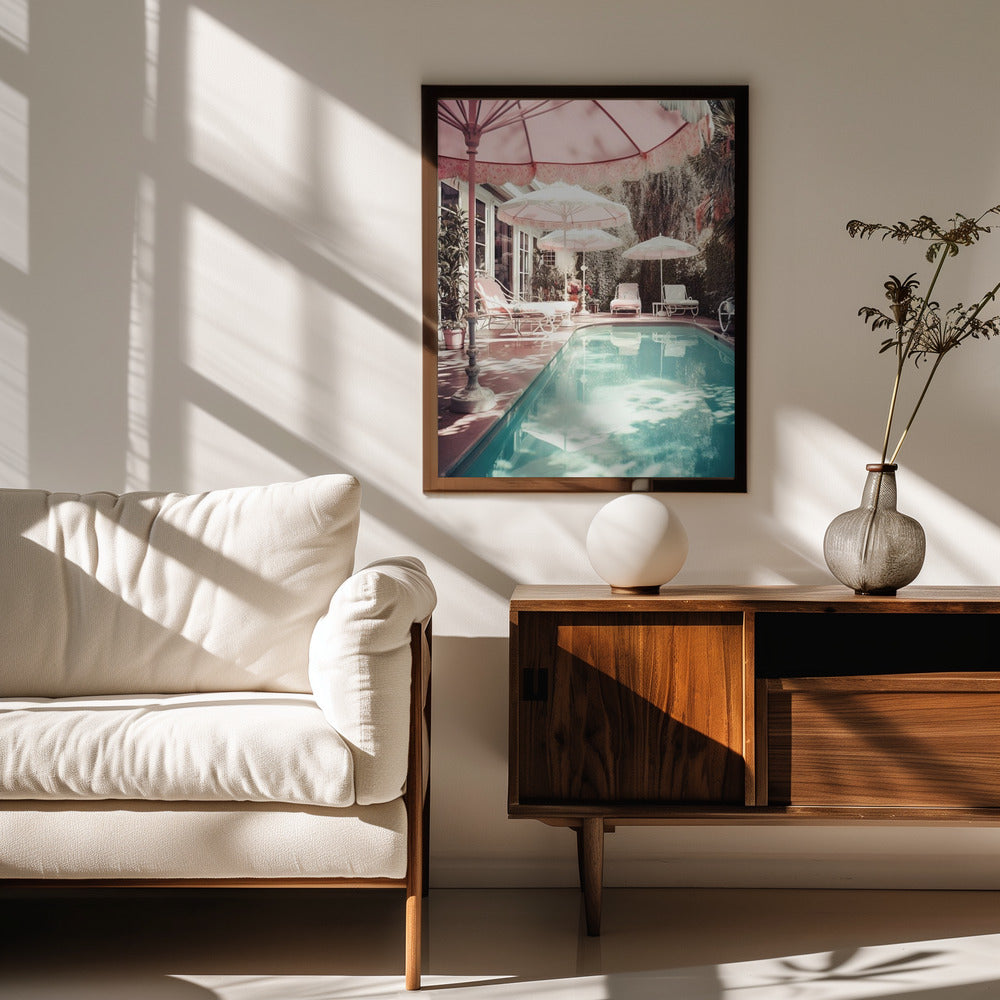 Glam Pool Life Poster