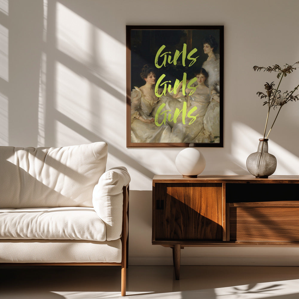 Girlsgirlsgirlsyellow Ratioiso Poster