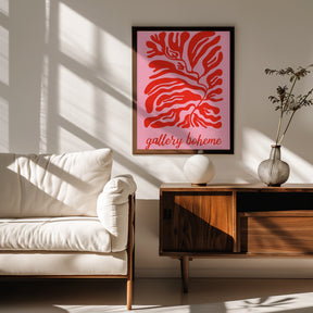 Pinkredgalleryboheme Ratioiso Poster