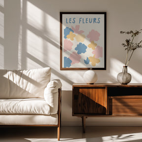 Lesfleursblue Ratio2x3 Poster