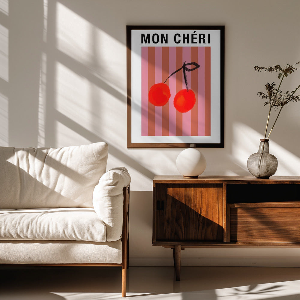 Stripedcherries Ratioiso Poster