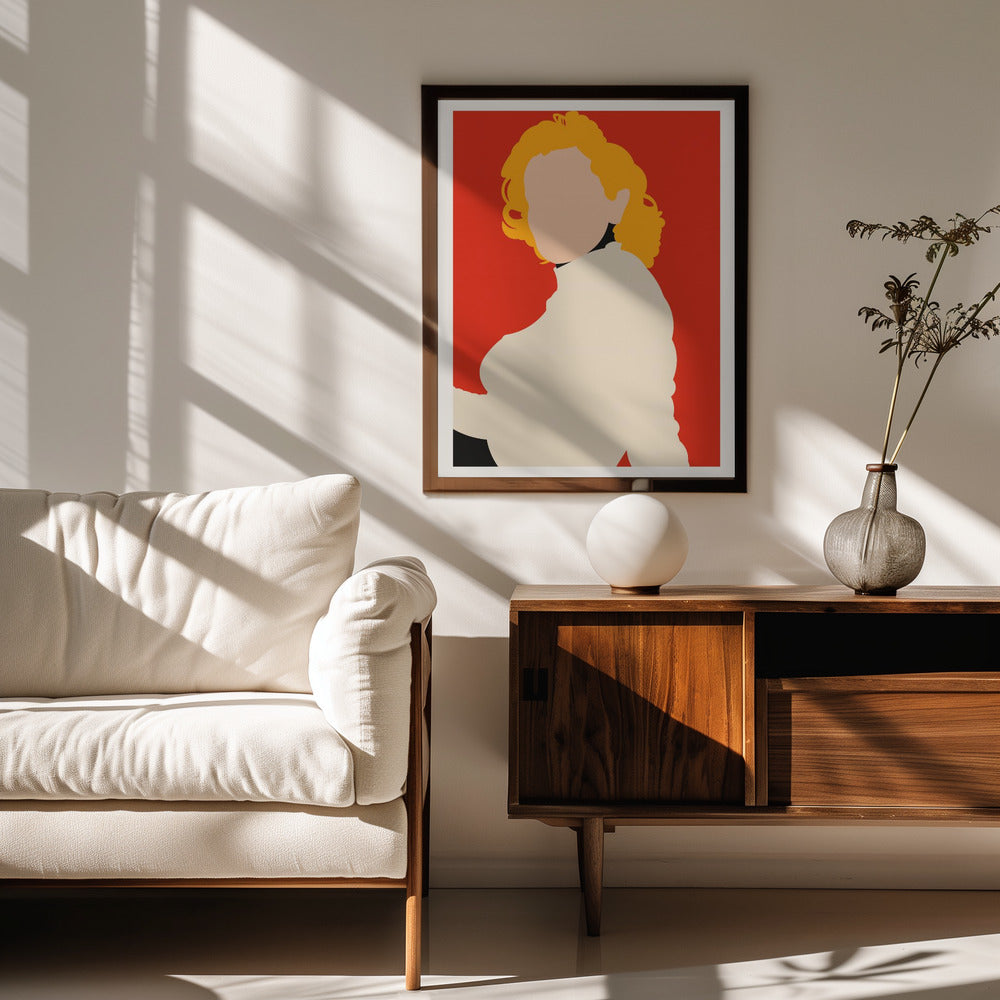 Marilyn Monroe Minimalist Pop Art Poster