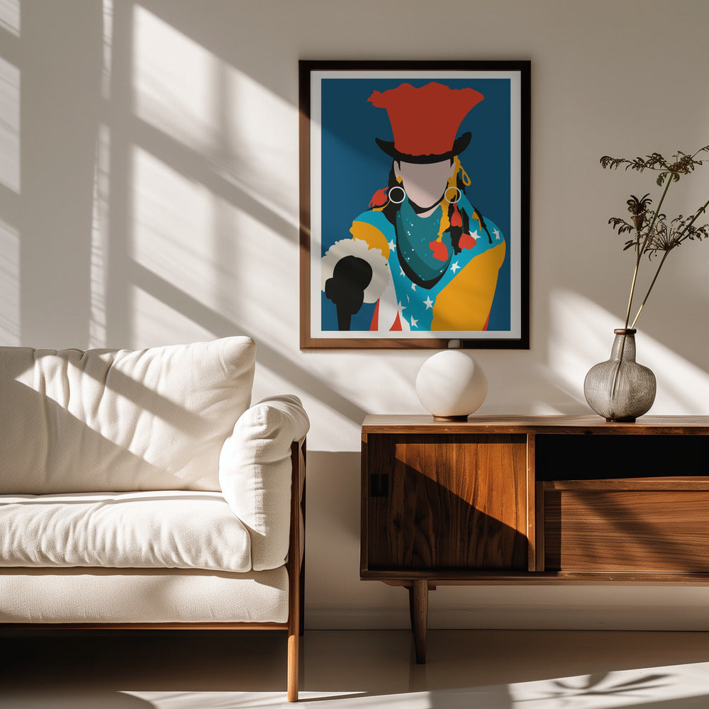 Boy George Minimalist Pop Art Poster