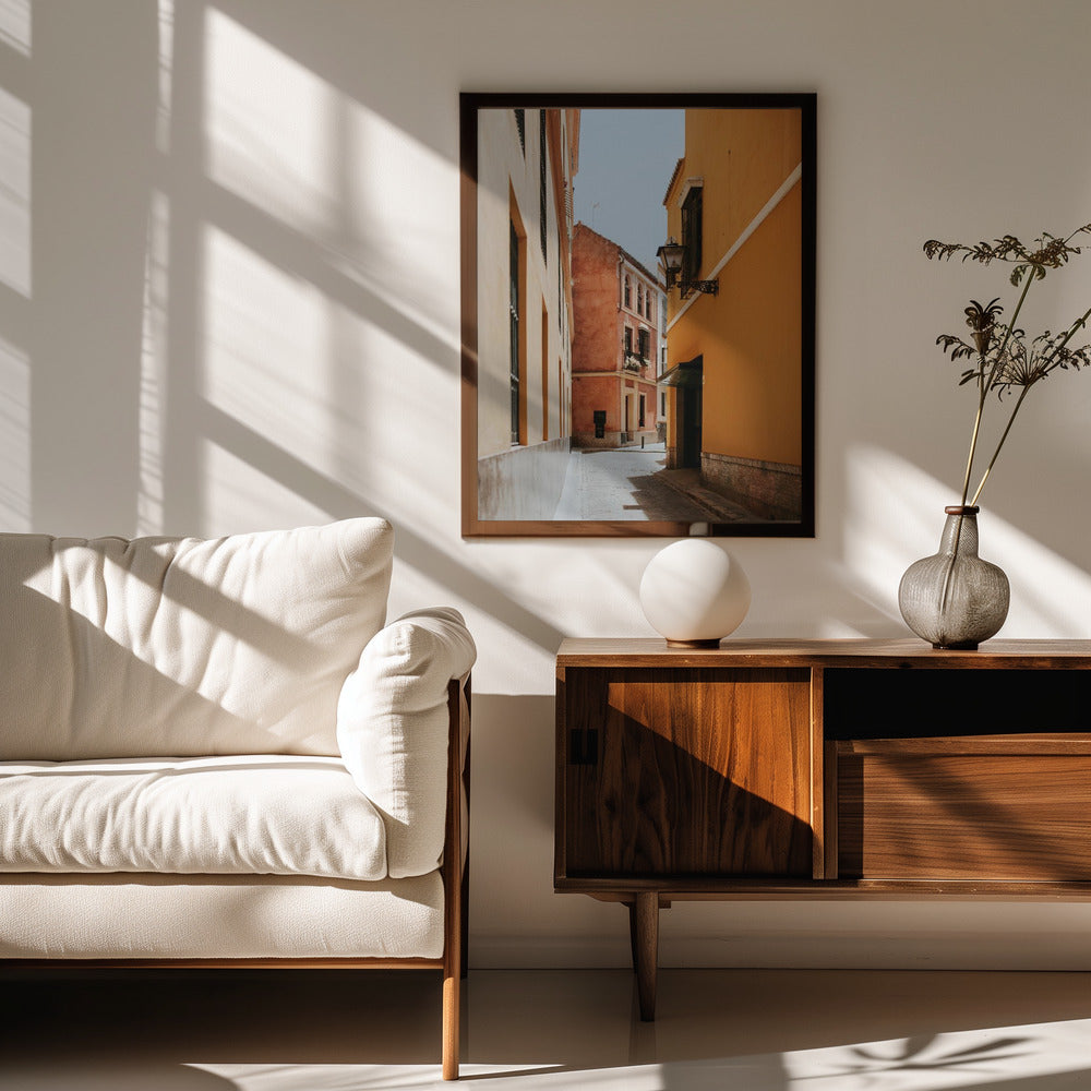 Terracotta Street Poster