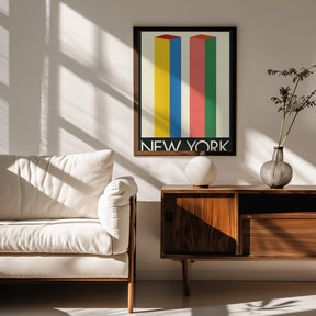 New York Twin Towers Poster