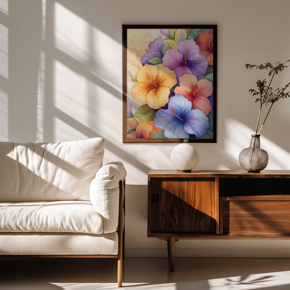 Magical Hibiscus Poster