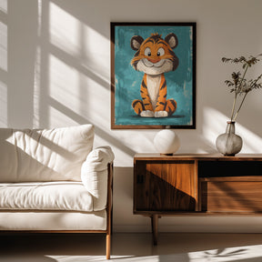 Happy Tiger Poster