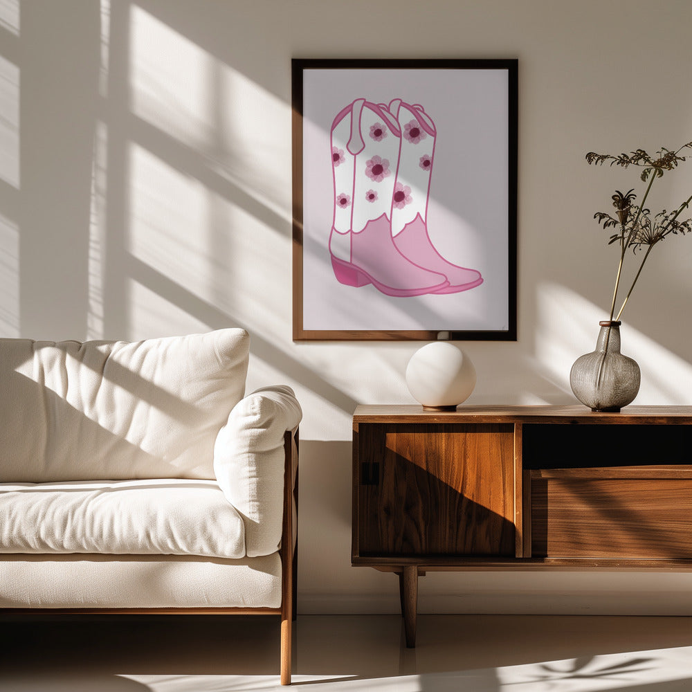 Pink Shoes Poster