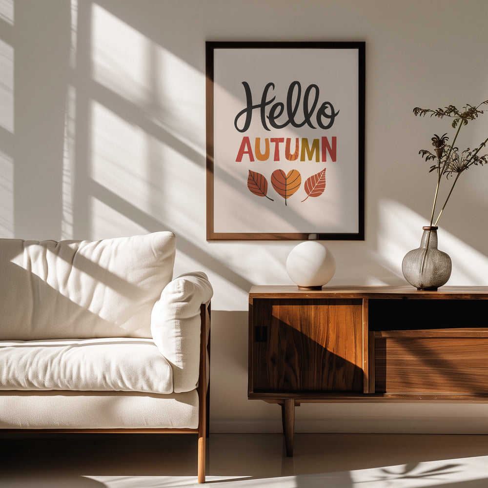 Hello Autumn Poster