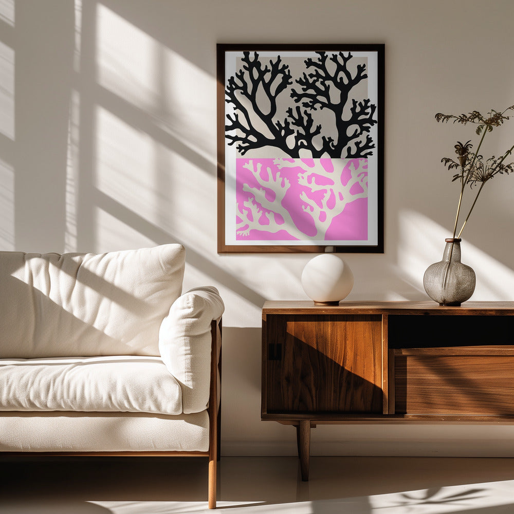 Coral (Pink) Poster