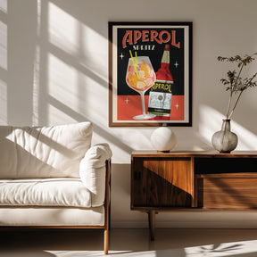 Aperol Spritz_Black Poster