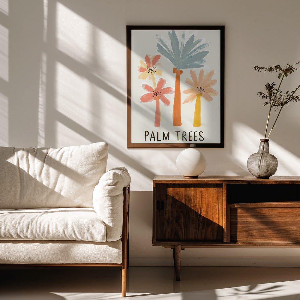 Palm Trees No 2 Poster