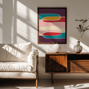 Wondering Waves - Mid Century Modern Poster