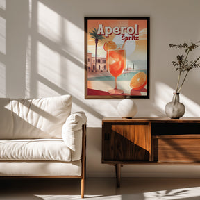 Aperol Spritz Tropical Poster