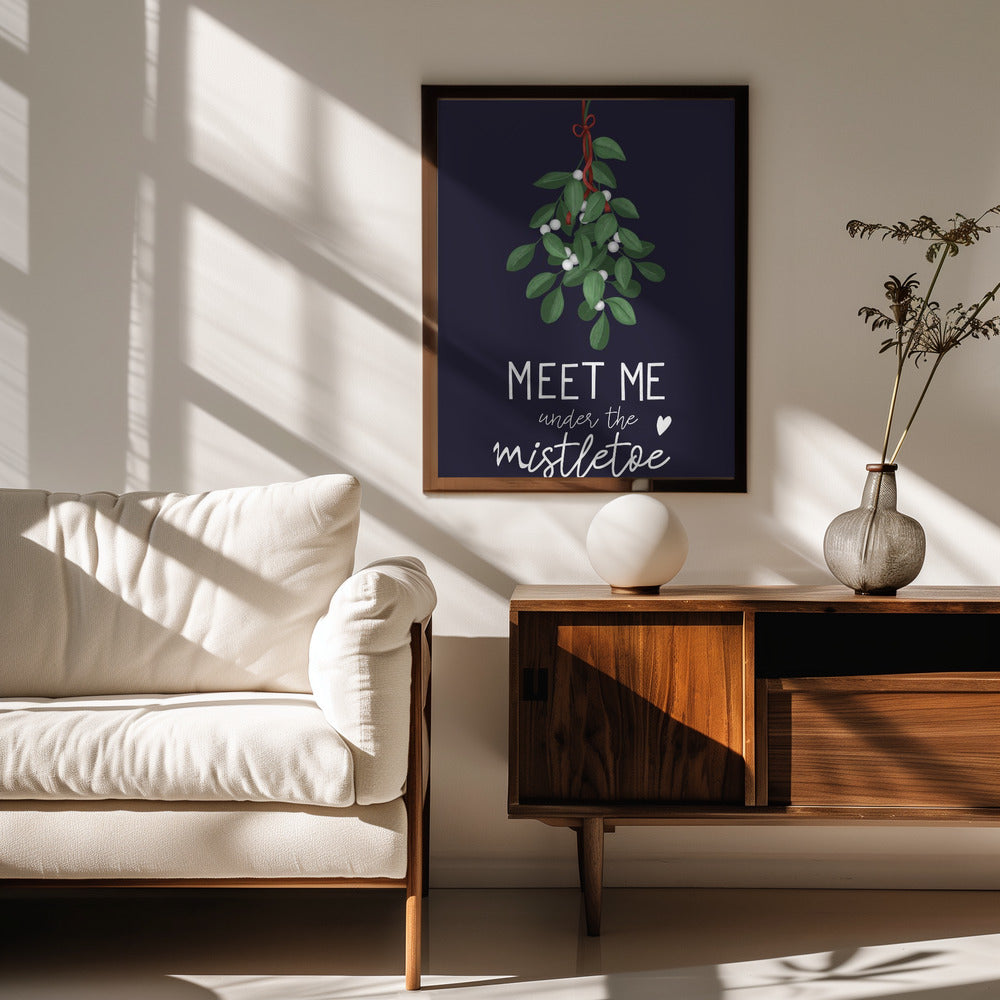 Meet me under the mistletoe Poster