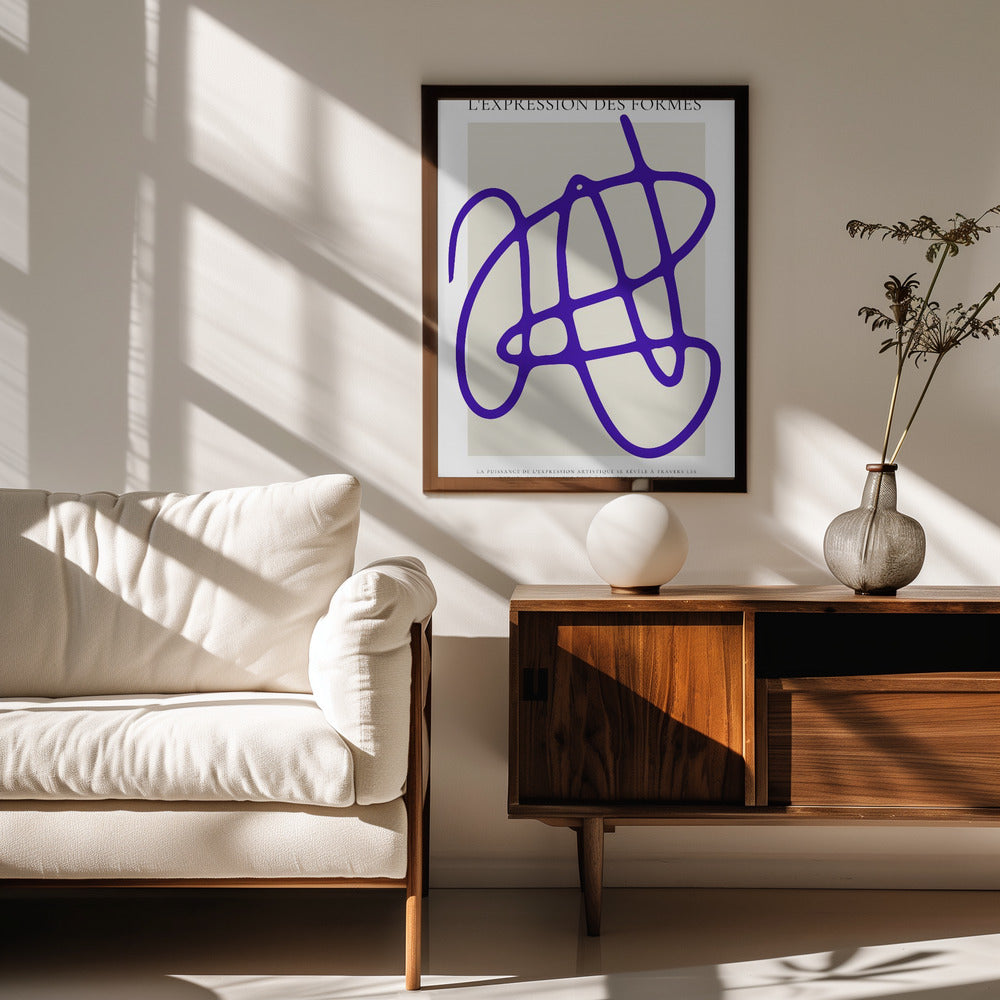 SIGNATURE ABSTRAITE Poster