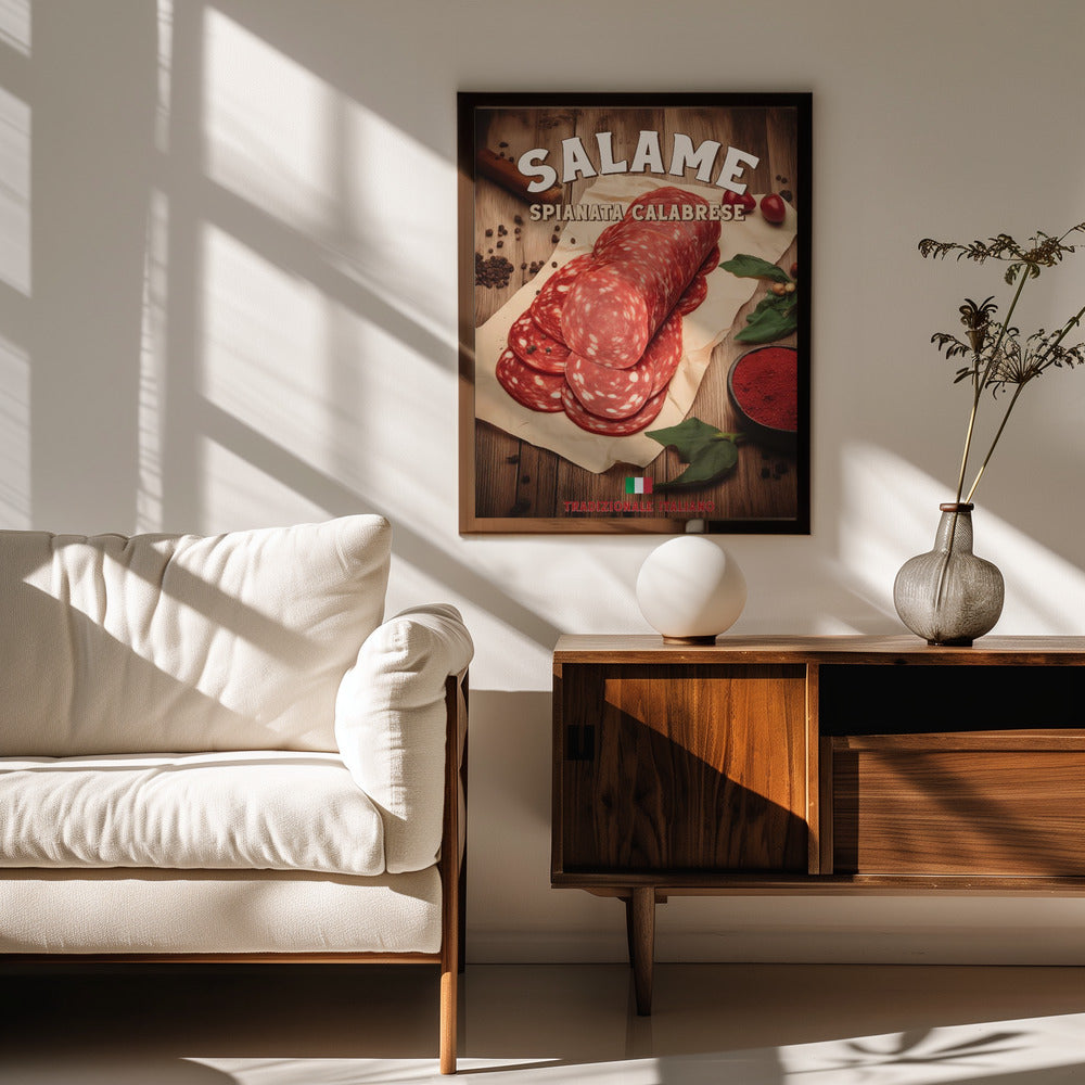 Salame Spianata Calabrese Poster