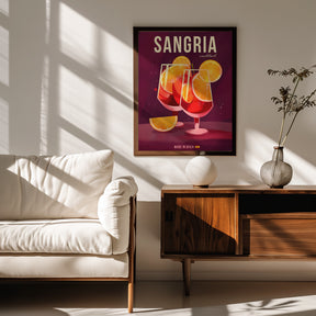 Sangria Cocktail Poster