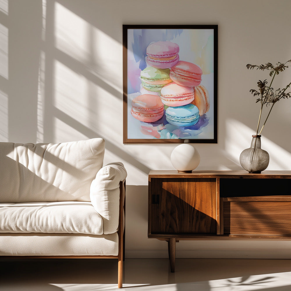 Colorful Macaron Poster