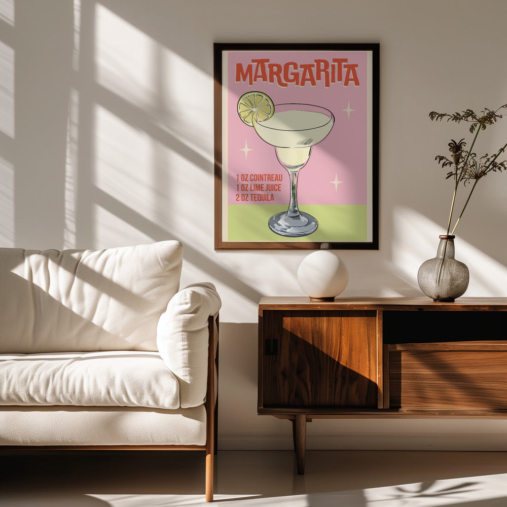 Margarita Cocktail Poster