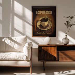 More Espresso   Less Depresso Poster