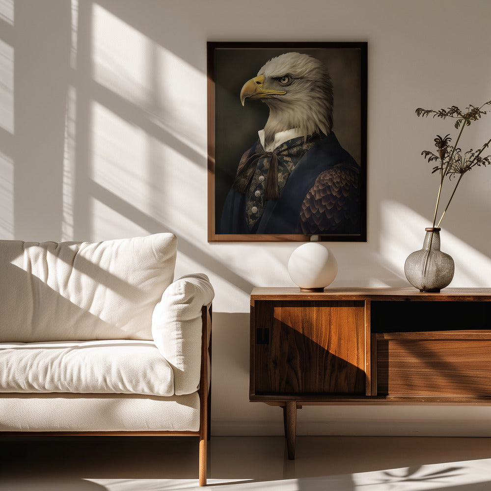 Bald Eagle Portrait Poster