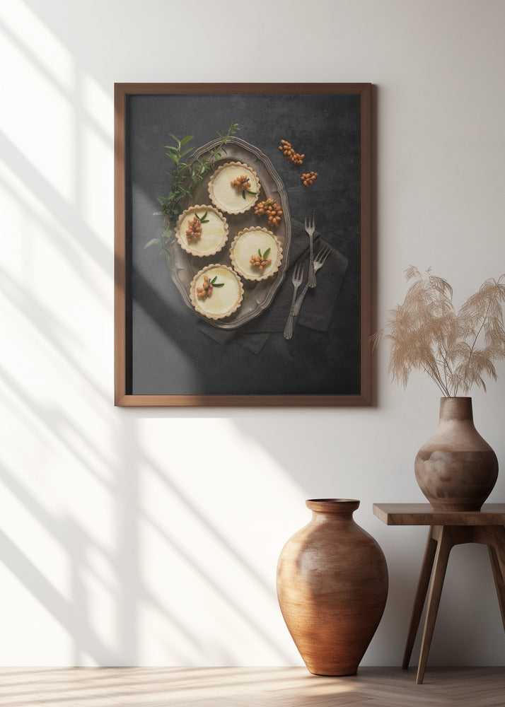 The sea buckthorn mini tartlets Poster