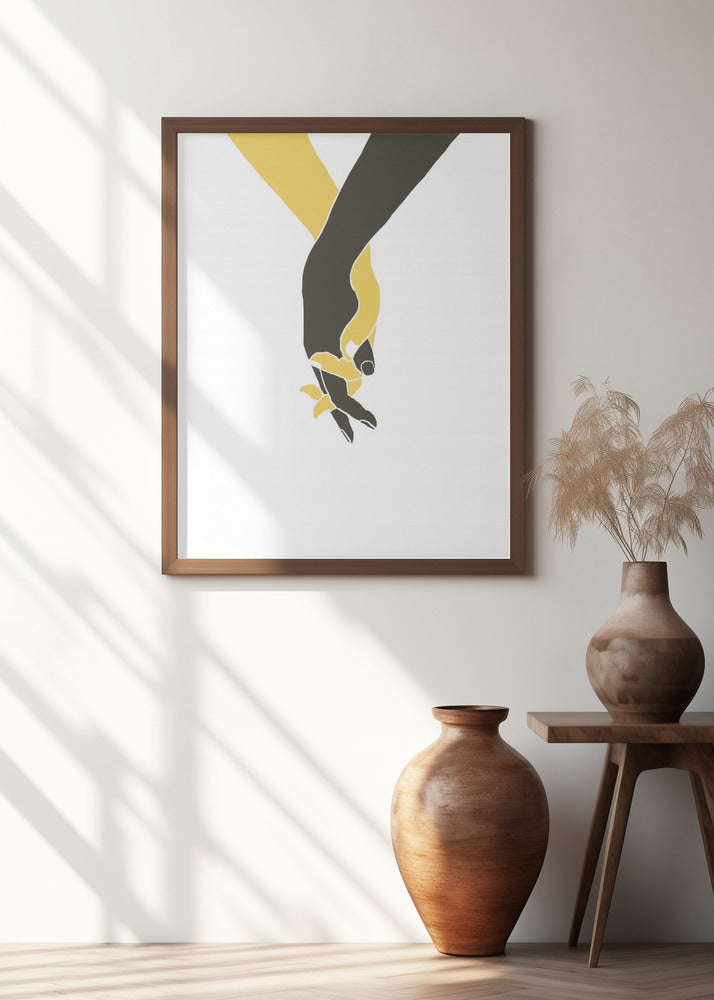 Holding Hands Poster