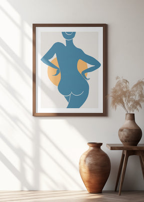 Blue Woman Poster