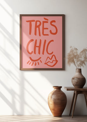 Très Chic Pink Poster