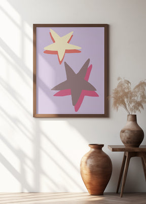 Lilac Star Poster