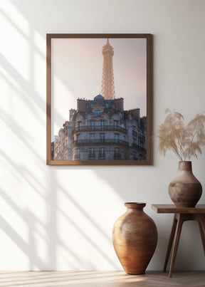 The peeking Eiffel Poster