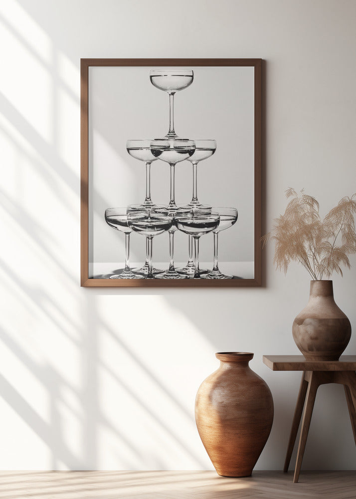 Champagne tower_6 Poster