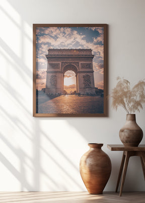 Golden Arc of Paris Poster