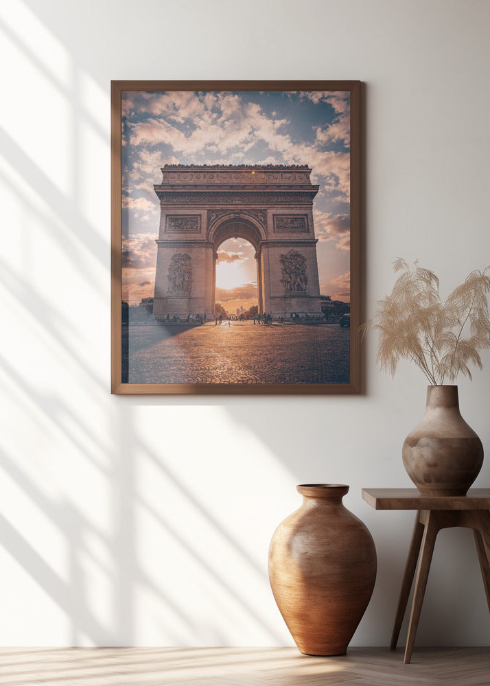 Golden Arc of Paris Poster