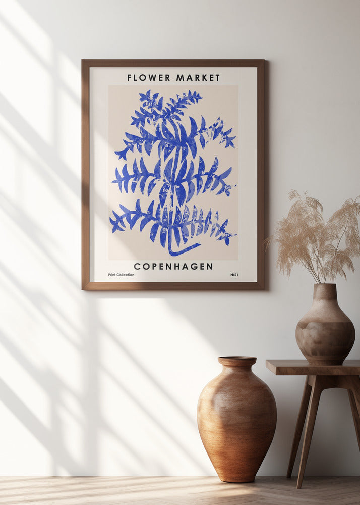 Flower Market. Copenhagen Poster