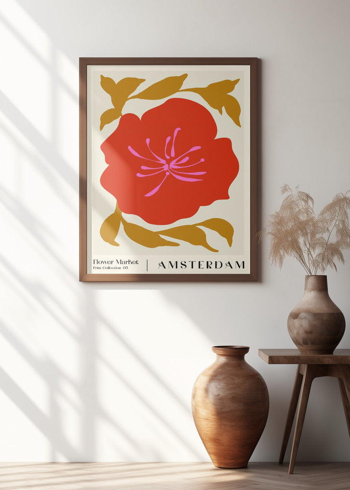 Flower Market. Amsterdam Poster