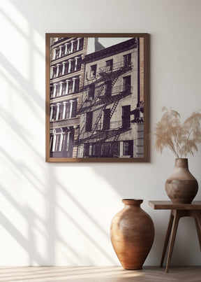 New York City Fire Escapes Poster