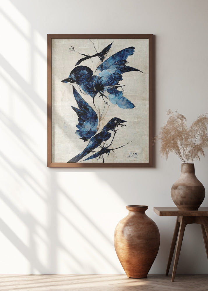 Blue Birds Poster