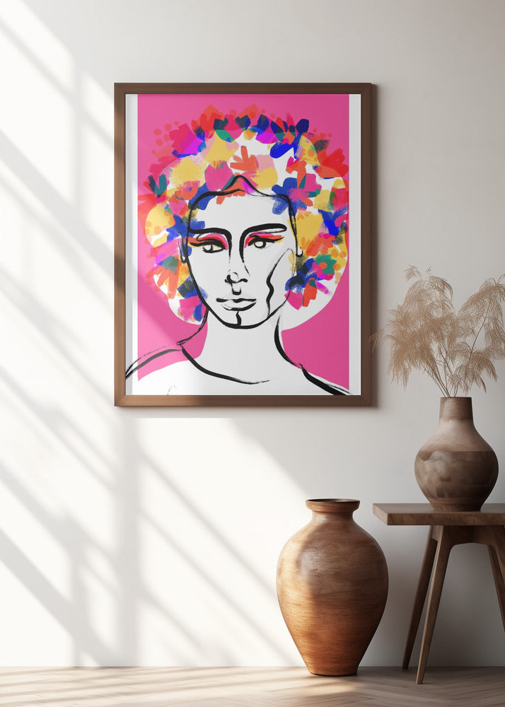 Flower Hair Poster