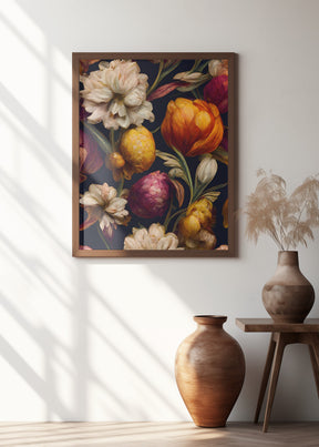 Romantic Flowers Poster