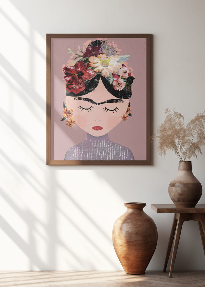 Frida (Pastel Version) Poster