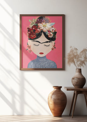 Frida (Pink Version) Poster