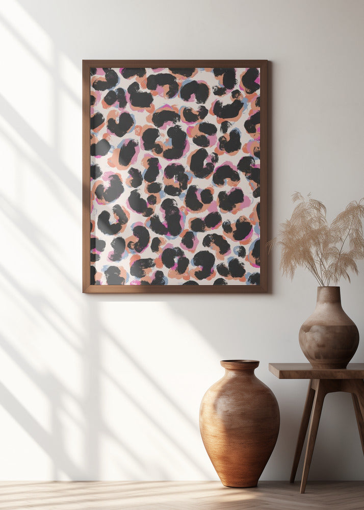 Cool Leo Pattern Poster