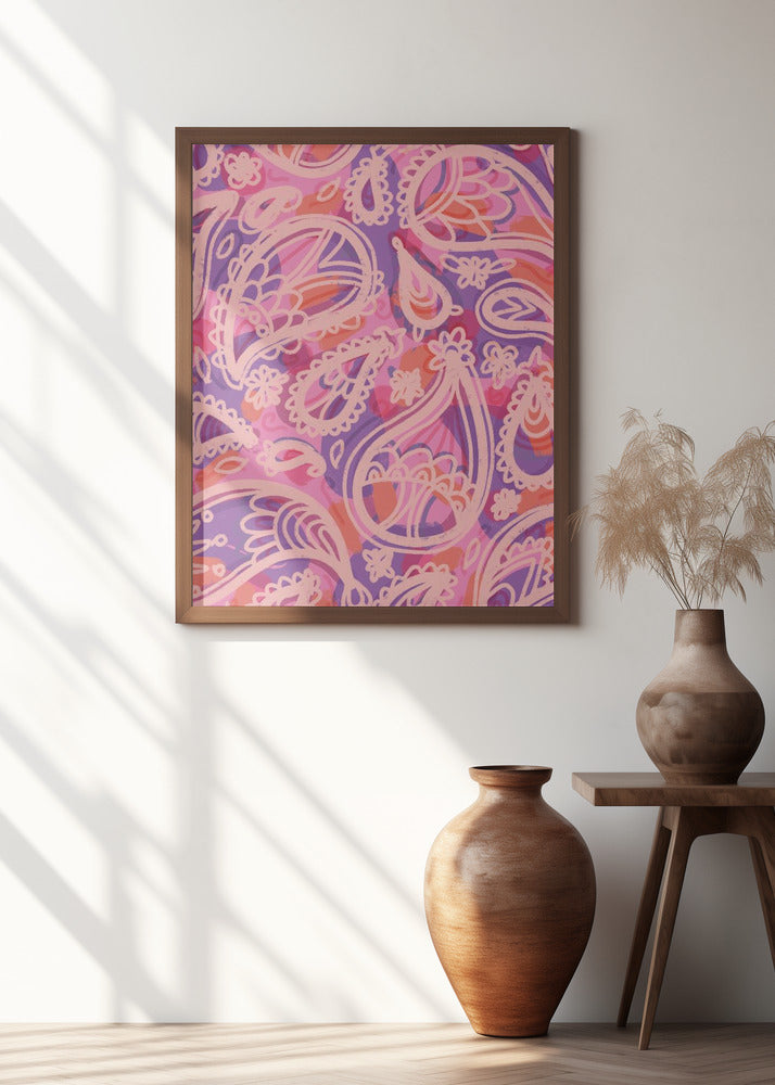 Paisley Pattern Poster